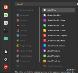 LibreOffice 25.2 Installation in Linux Mint