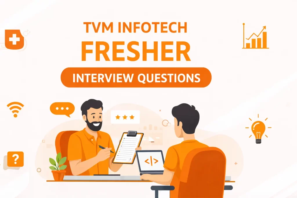TVM Infotech fresher Interview Questions