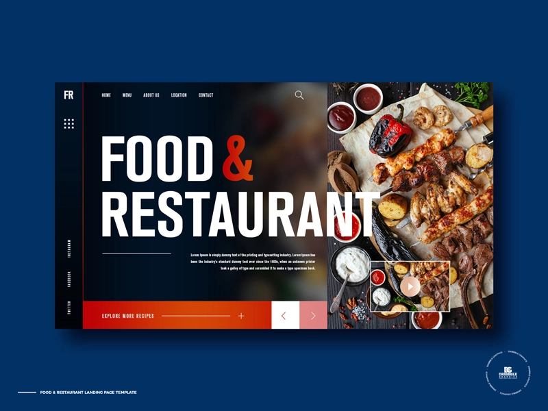 Restaurant Landing Page