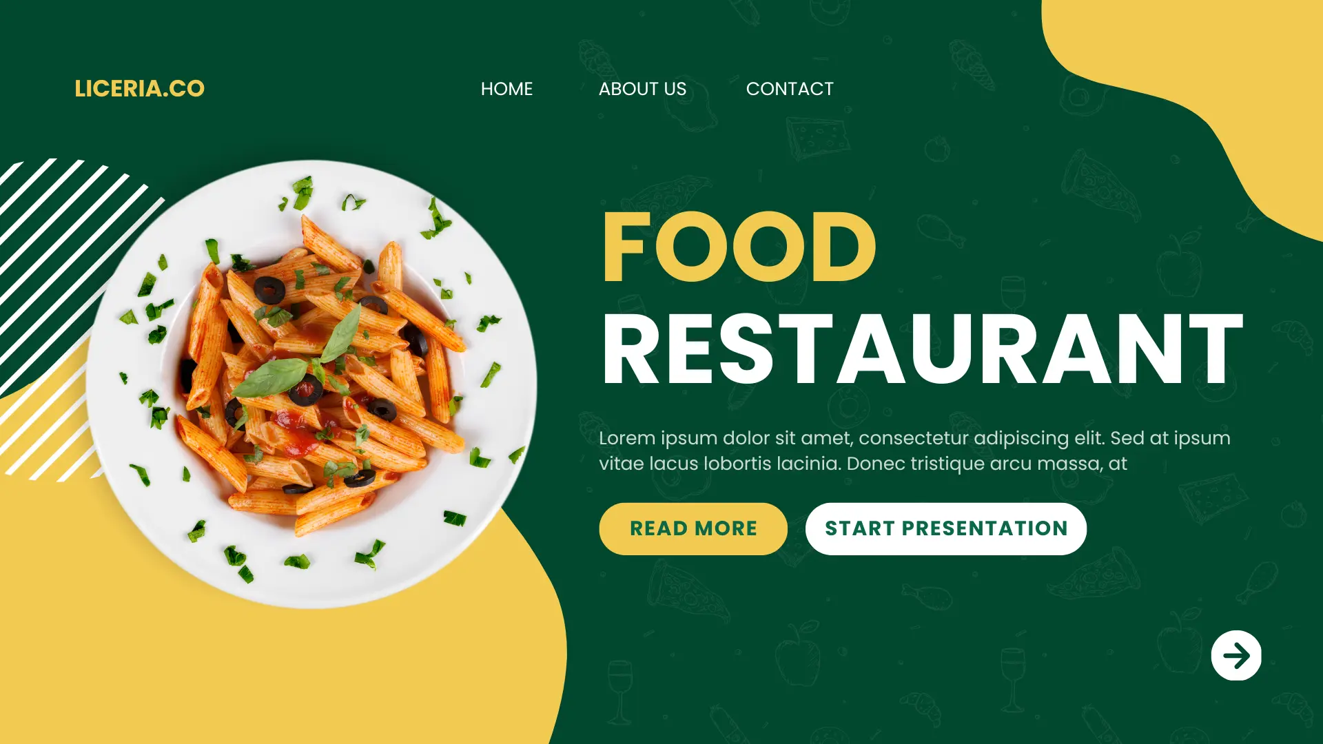 Restaurant Landing Page