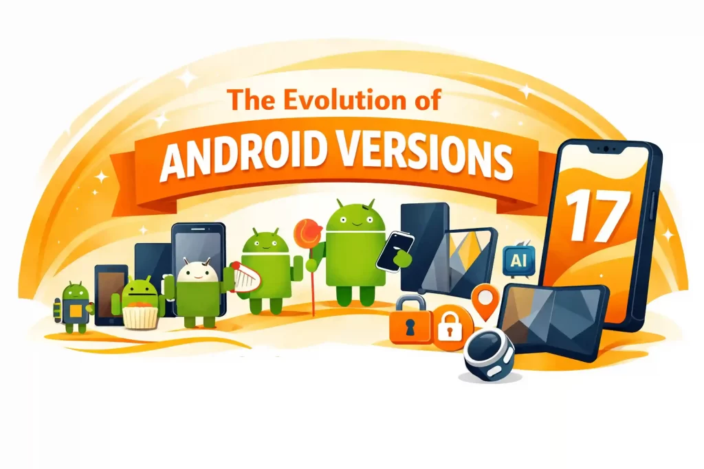 Android Version Names A To Z With Complete History List 1 0 To 17