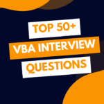 VBA Interview Questions and Answers